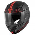GIVI HELMA JUNIOR 4 FLY MATT BLACK/RED